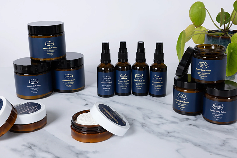 Nede, digitally printed adhesive labels